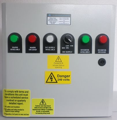 Picture of Inverter Changeover Panel 12v D/c 2000w